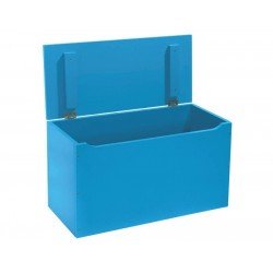 BAU MULTIUSO EM MADEIRA PINUS COM ACABAMENTO AZUL TRAMONTINA