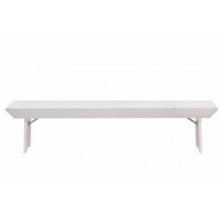 BANCO DE MADEIRA NATURALLE DOBRAVEL EM MADEIRA PINUS COM ACABAMENTO BRANCO 2000 MM TRAMONTINA