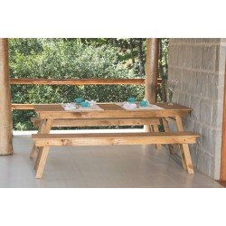 BANCO DOBRAVEL NATURALLE COM TINGIMENTO RUSTICO TRAMONTINA