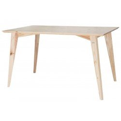 MESA DE JANTAR DE MADEIRA RETANGULAR EM MADEIRA PINUS ACABAMENTO ENVERNIZADO 140 CM TRAMONTINA