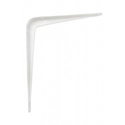 SUPORTE CURVO TRAMONTINA EM AÇO COM ACABAMENTO EM PINTURA EPÓXI COR BRANCA 200 MM