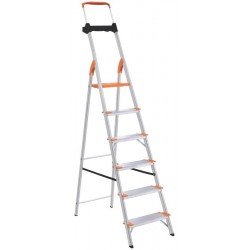 ESCADA ALUMINIO PREMIUM IN CASA COM 6 DEGRAUS TRAMONTINA