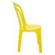 CADEIRA PLASTICA MONOBLOCO ATLANTIDA ECONOMY AMARELA