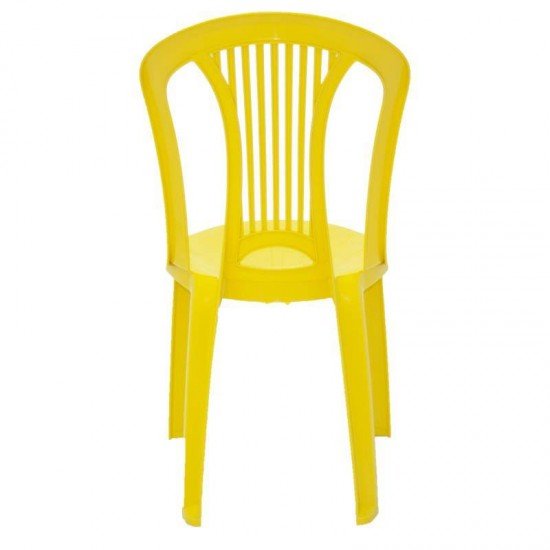 CADEIRA PLASTICA MONOBLOCO ATLANTIDA ECONOMY AMARELA