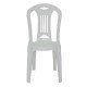CADEIRA PLASTICA MONOBLOCO CARAVELAS ECONOMY BRANCA