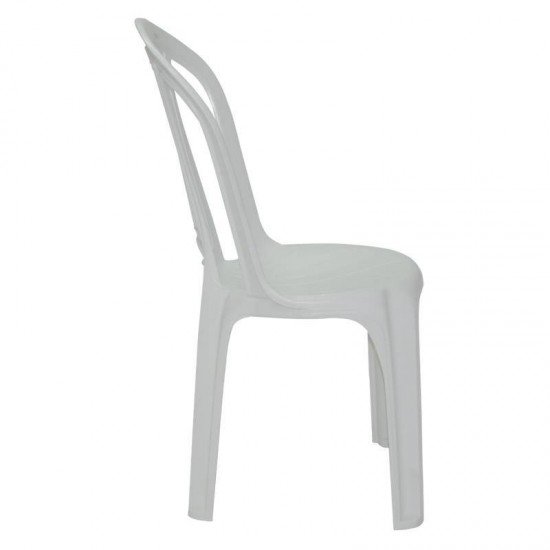 CADEIRA PLASTICA MONOBLOCO CARAVELAS ECONOMY BRANCA