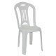 CADEIRA PLASTICA MONOBLOCO CARAVELAS ECONOMY BRANCA