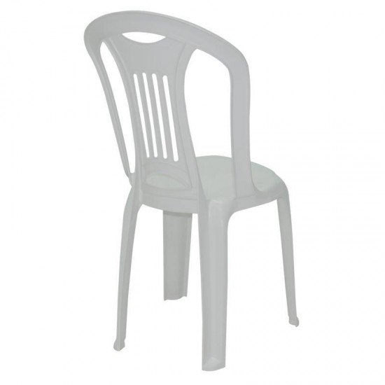 CADEIRA PLASTICA MONOBLOCO CARAVELAS ECONOMY BRANCA