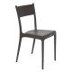 CADEIRA PLASTICA MONOBLOCO DIANA MARROM TRAMONTINA