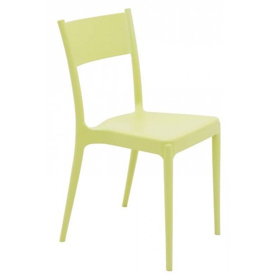 CADEIRA DIANA ECO SUMMA EM POLIPROPILENO I M GREEN RECYCLED AMARELO TRAMONTINA