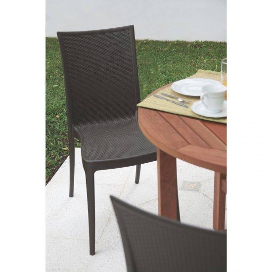 CADEIRA PLASTICA MONOBLOCO LAURA PRETA