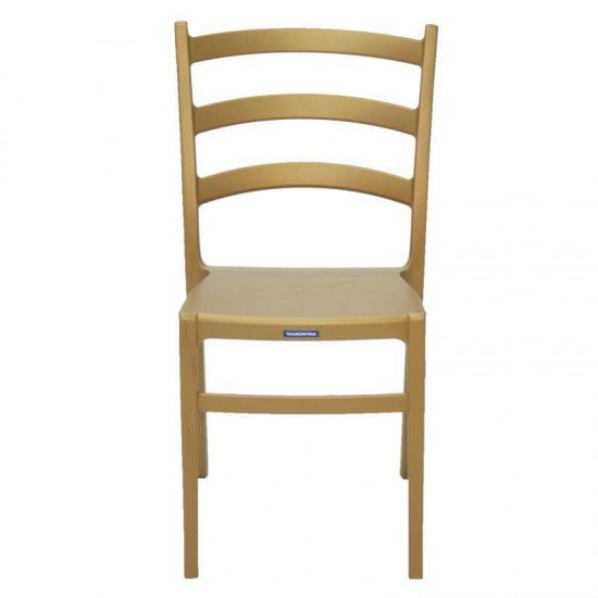 CADEIRA PLASTICA MONOBLOCO NADIA DOURADA