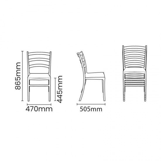 CADEIRA TRAMONTINA NÁDIA EM POLIPROPILENO E FIBRA DE VIDRO CAMURÇA
