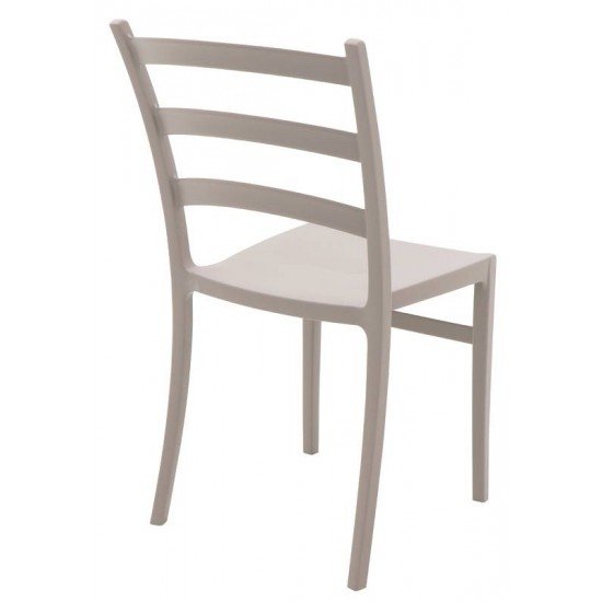 CADEIRA TRAMONTINA NÁDIA EM POLIPROPILENO E FIBRA DE VIDRO CAMURÇA