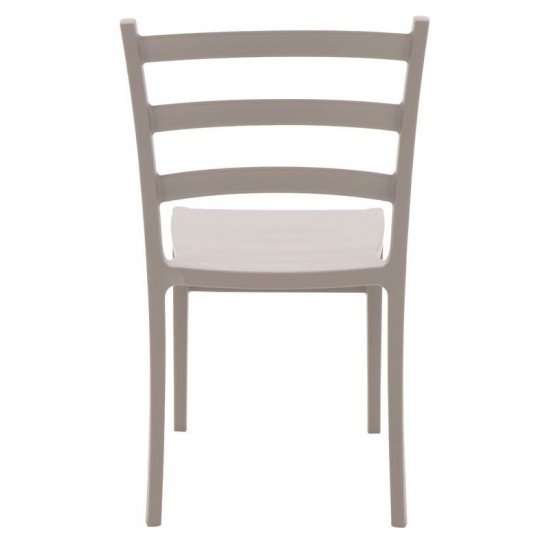 CADEIRA TRAMONTINA NÁDIA EM POLIPROPILENO E FIBRA DE VIDRO CAMURÇA