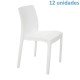 KIT 12 CADEIRAS PLASTICA MONOBLOCO ALICE BRANCA TRAMONTINA
