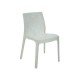 CADEIRA PLASTICA MONOBLOCO ALICE MADRE PEROLA BRANCA TRAMONTINA