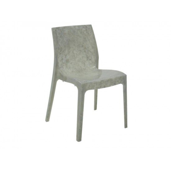 CADEIRA PLASTICA MONOBLOCO ALICE MADRE PEROLA ESMERALDA TRAMONTINA