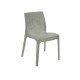 CADEIRA PLASTICA MONOBLOCO ALICE MADRE PEROLA ESMERALDA TRAMONTINA