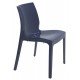 CADEIRA TRAMONTINA ALICE BRILHO SUMMA EM POLIPROPILENO AZUL YALE