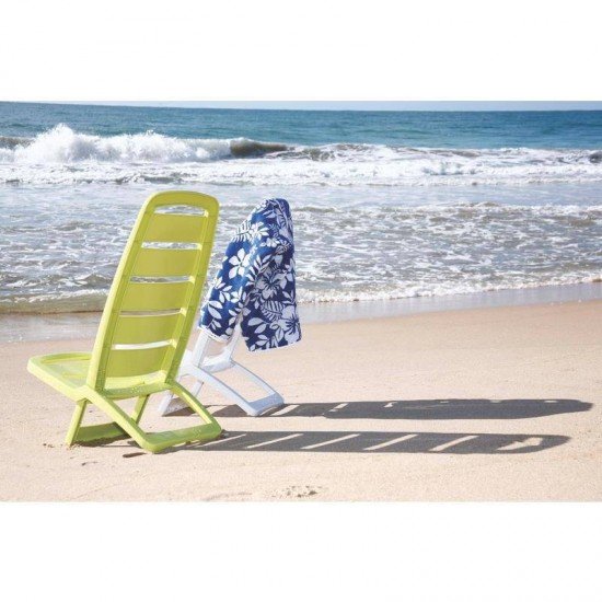 CADEIRA PLASTICA DOBRAVEL GUARUJA AMARELA