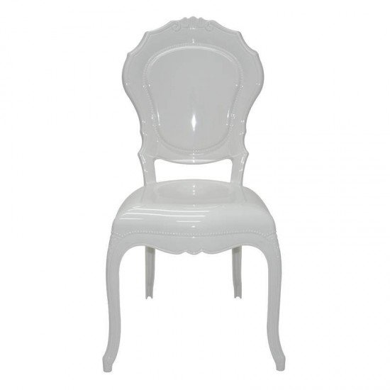 CADEIRA PLASTICA MONOBLOCO BELLE EPOQUE BRANCA