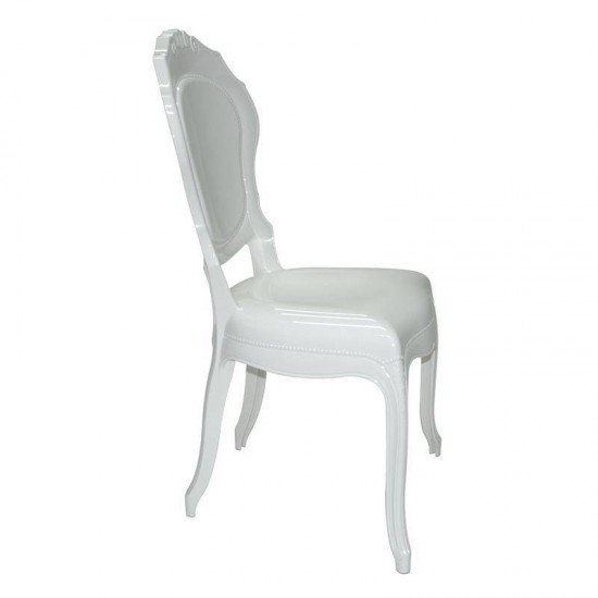 CADEIRA PLASTICA MONOBLOCO BELLE EPOQUE BRANCA