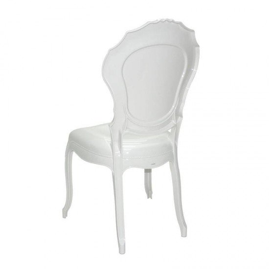 CADEIRA PLASTICA MONOBLOCO BELLE EPOQUE BRANCA