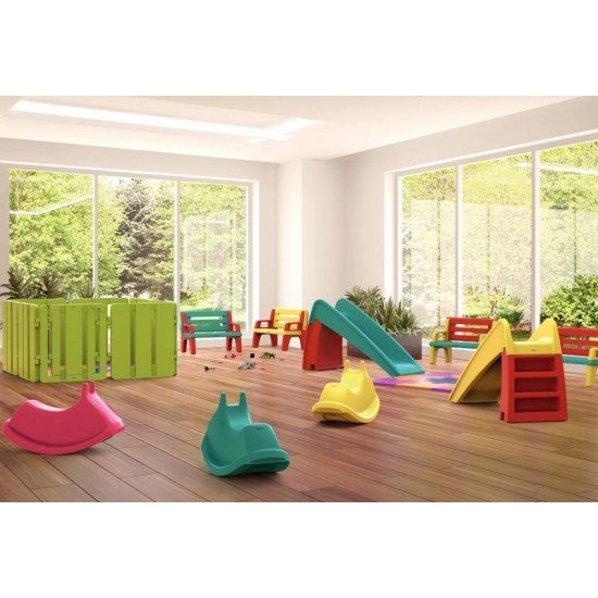 GANGORRA INFANTIL TRAMONTINA PEEK EM POLIETILENO AMARELO