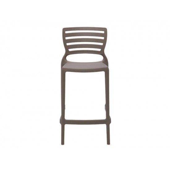 CADEIRA PLASTICA MONOBLOCO SOFIA CAMUR A ENCOSTO VAZADO HORIZONTAL BAR E RESIDENCIA TRAMONTINA