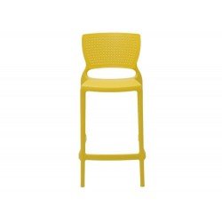 CADEIRA PLASTICA MONOBLOCO SAFIRA AMARELA BAR E RESIDENCIA TRAMONTINA