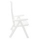 CADEIRA PLASTICA  DOBRAVEL COM BRACOS IRACEMA BRANCA COM ENCOSTO ALTO