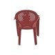 CADEIRA PLASTICA MONOBLOCO COM BRACOS INFANTIL ESTAMPADA CATTY VERMELHA