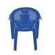CADEIRA PLASTICA MONOBLOCO COM BRACOS INFANTIL ESTAMPADA CATTY AZUL