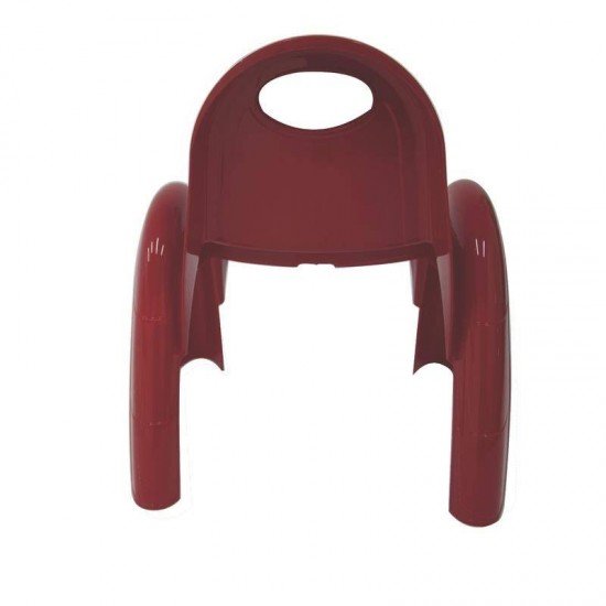 CADEIRA PLASTICA MONOBLOCO COM BRACOS INFANTIL POPI VERMELHA SEM INSERTO TRAMONTINA