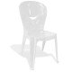 CADEIRA PLASTICA MONOBLOCO INFANTIL VICE BRANCA