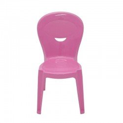 CADEIRA PLASTICA MONOBLOCO INFANTILO VICE ROSA
