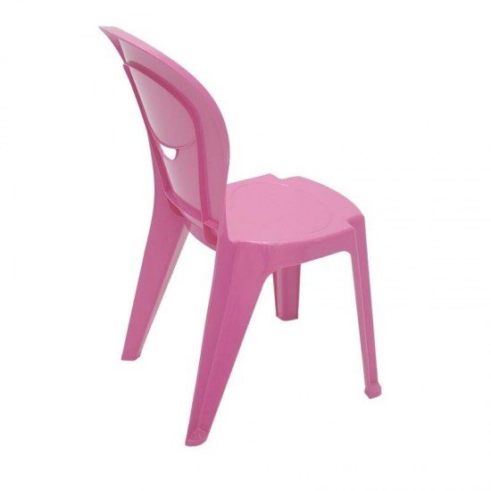CADEIRA PLASTICA MONOBLOCO INFANTILO VICE ROSA