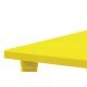 MESA TRAMONTINA SANCHO EM POLIPROPILENO AMARELO