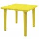 MESA TRAMONTINA SANCHO EM POLIPROPILENO AMARELO