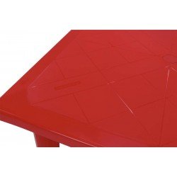 MESA TRAMONTINA SANCHO EM POLIPROPILENO VERMELHO