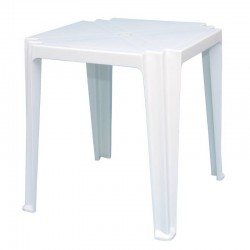 MESA PLASTICA MONOBLOCO TAMBAU BRANCA