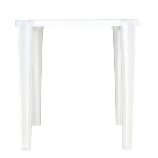 MESA TRAMONTINA NORONHA EM POLIPROPILENO BRANCO