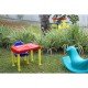 MESA PLASTICA MONTAVEL MONSTER NAS CORES VERMELHA E AMARELA TRAMONTINA