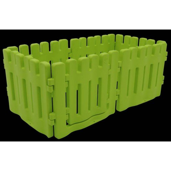 CERCADO INFANTIL TRAMONTINA PLUFT EM POLIETILENO VERDE