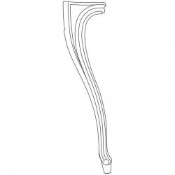 PERNAS PLASTICA MESA BELLE EPOQUE PRETA