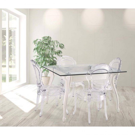 PERNAS PLASTICA MESA BELLE EPOQUE BRANCA