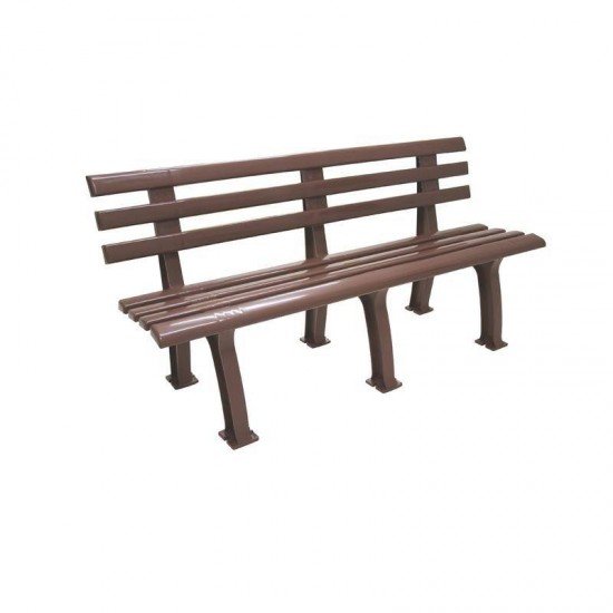 BANCO DE JARDIM MONTAVEL DE PLASTICO TRAMANDAI MARROM