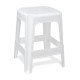 BANQUETA PLASTICA MONOBLOCO ICARAI BRANCA