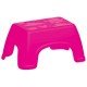 BANQUINHO EM PLASTICO MONOBLOCO CATTY ROSA